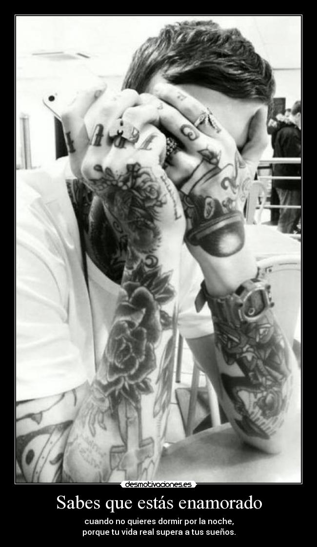 Sabes que estás enamorado -