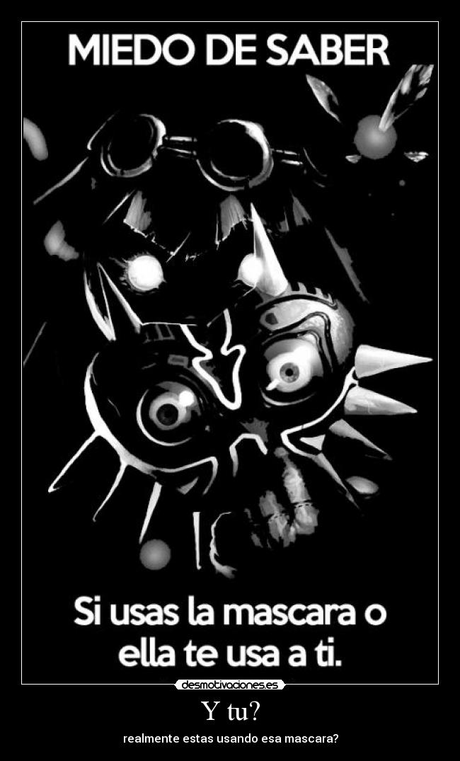 carteles the legend zelda majoras ask desmotivaciones