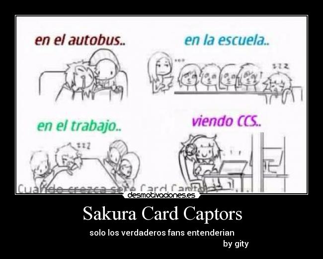 Sakura Card Captors - solo los verdaderos fans entenderian
by gity