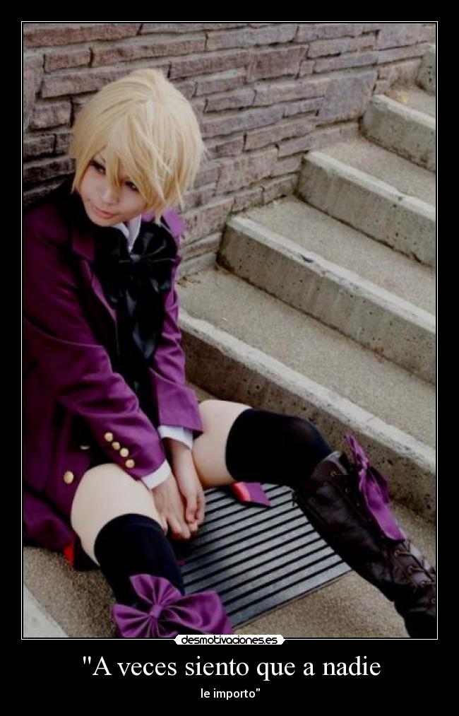 carteles alois trancy cosplay desmotivaciones anime manga jim mclein luka claude kuroshitsuji sebastian ciel desmotivaciones