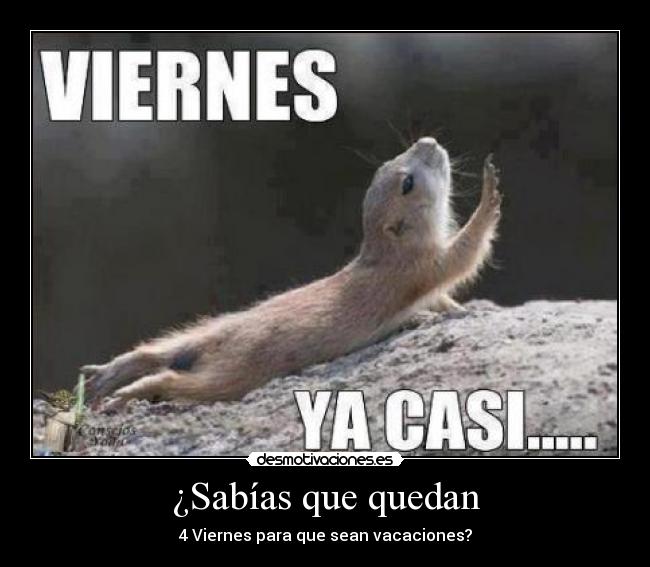 ¿Sabías que quedan -