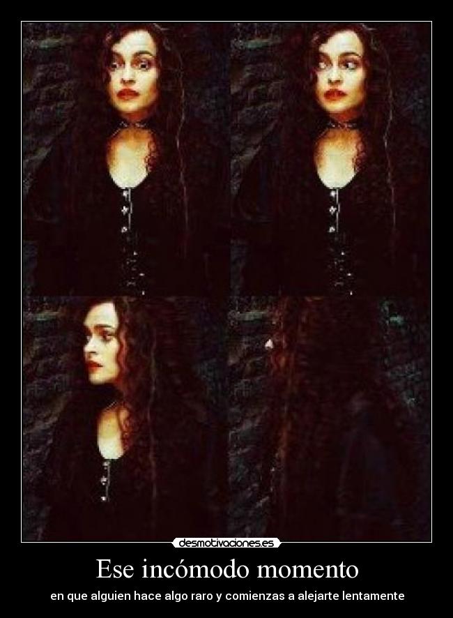 Ese incómodo momento - en que alguien hace algo raro y comienzas a alejarte lentamente