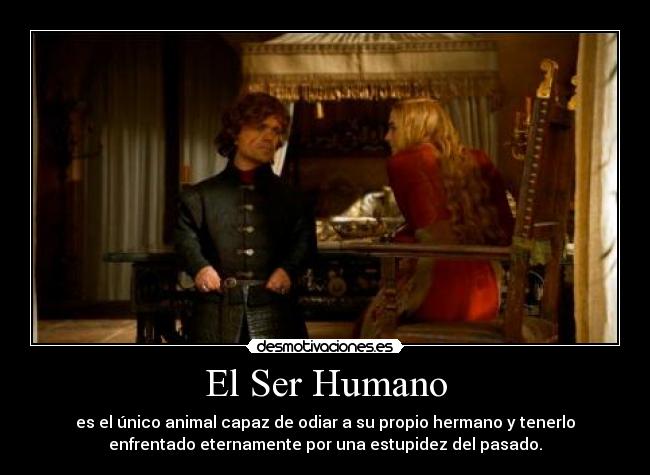 carteles tyrion cersei lannister desmotivaciones