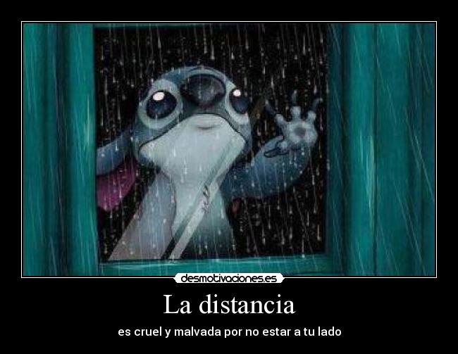 La distancia -