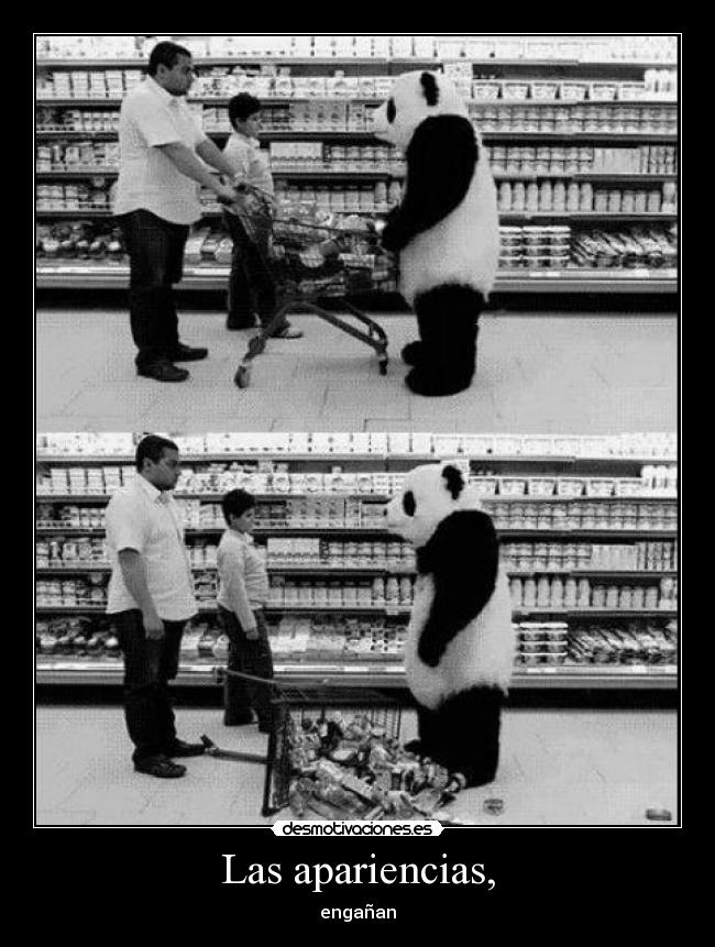 Las apariencias, -