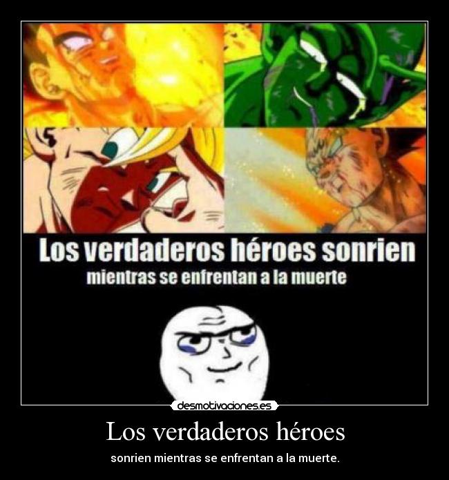 carteles infancia dbz goku bardock vegeta piccolo anime todo heroes verdaderos sonrien muerte enfrentarse desmotivaciones