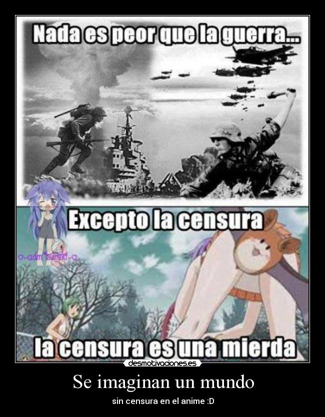 carteles mundo anime desmotivaciones