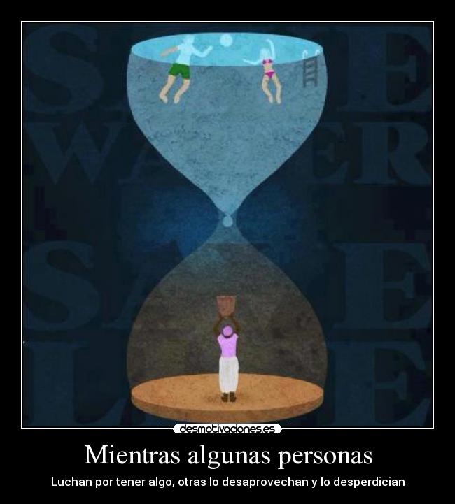 Mientras algunas personas - 