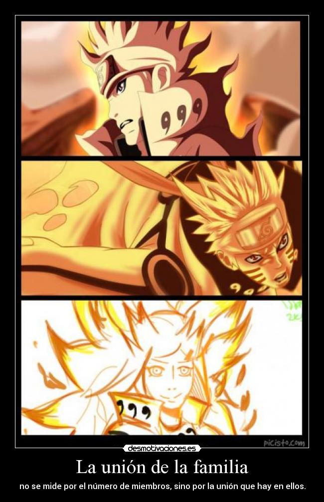 La unión de la familia - no se mide por el número de miembros, sino por la unión que hay en ellos.