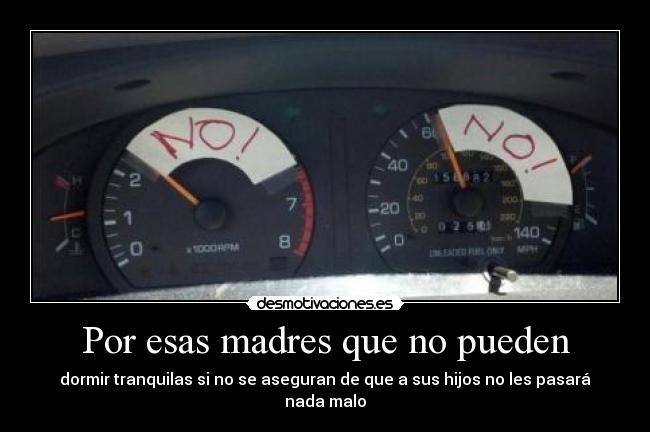 Por esas madres que no pueden - 