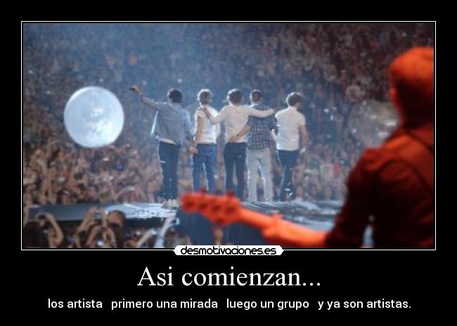Asi comienzan... - los artista ♥ primero una mirada ♥ luego un grupo ♥ y ya son artistas.