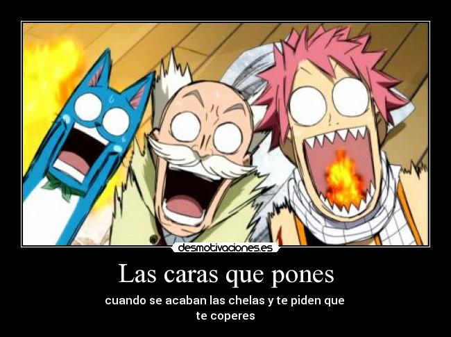 Las caras que pones -