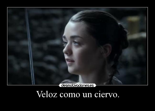 Veloz como un ciervo. - 