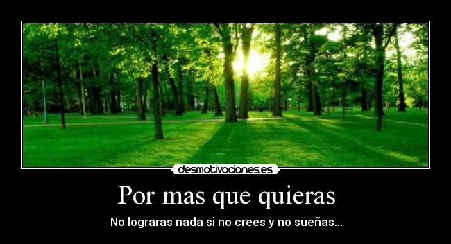 Por mas que quieras -