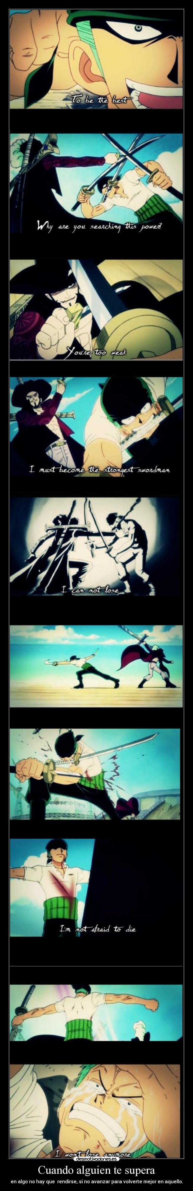 Cuando alguien te supera - en algo no hay que rendirse, si no avanzar para volverte mejor en aquello.