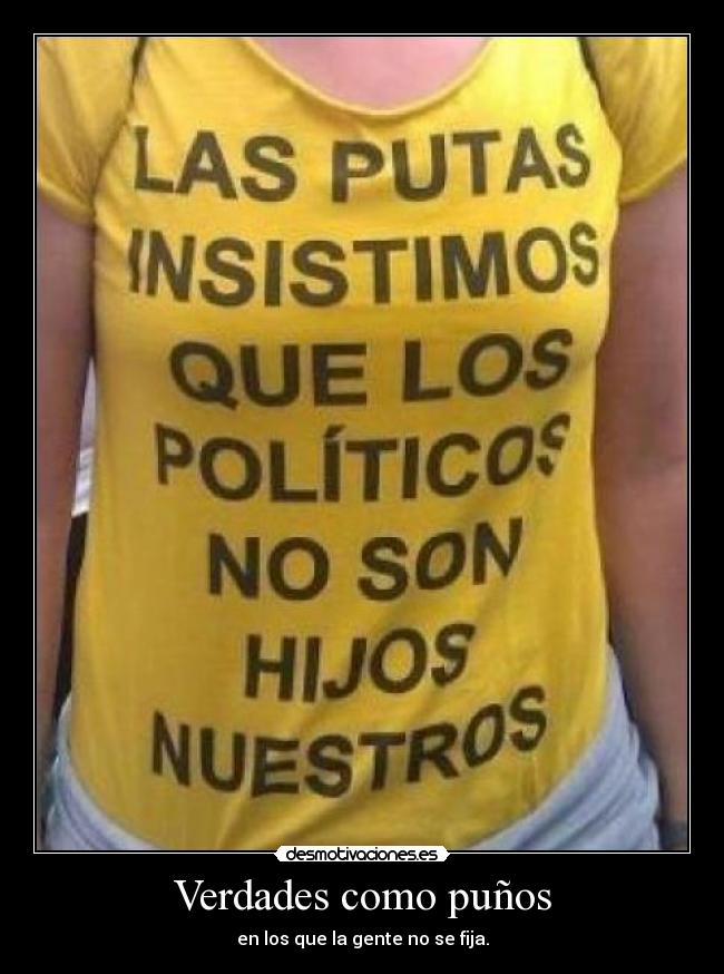Verdades como puños - 