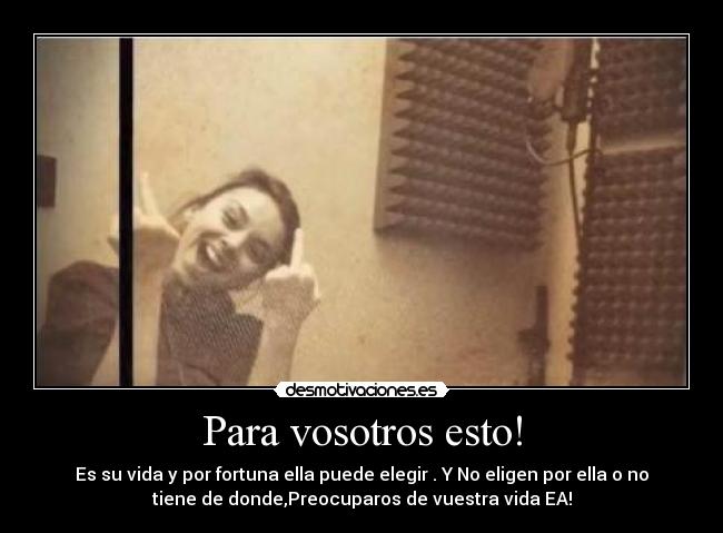 Para vosotros esto! - 