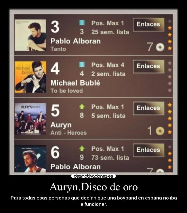 Auryn.Disco de oro -