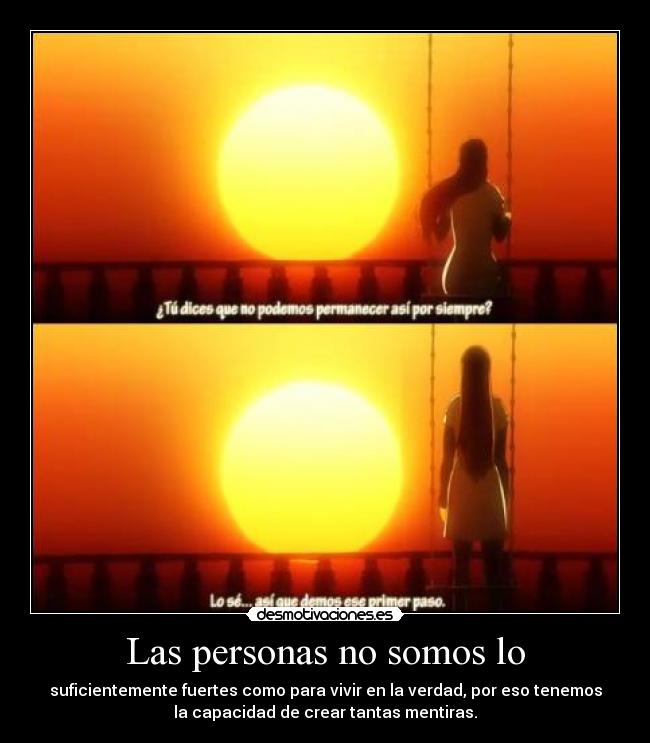 Las personas no somos lo -