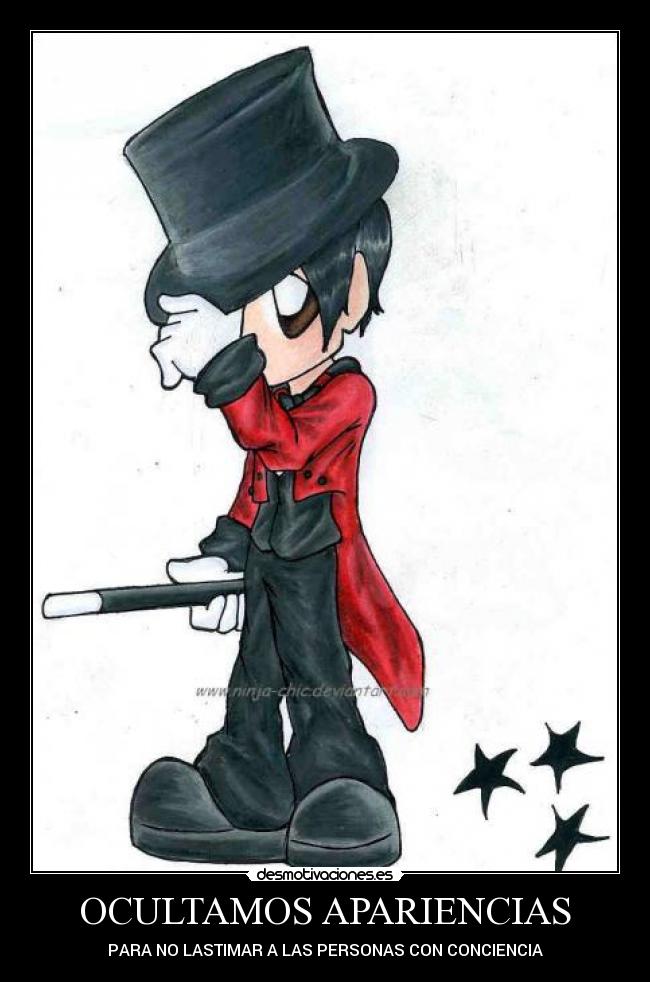 OCULTAMOS APARIENCIAS - PARA NO LASTIMAR A LAS PERSONAS CON CONCIENCIA