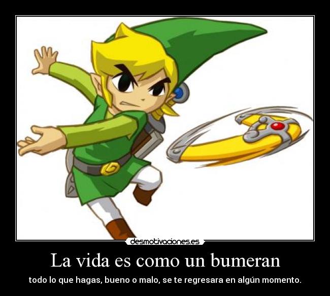 carteles vida anime zelda bumeran desmotivaciones