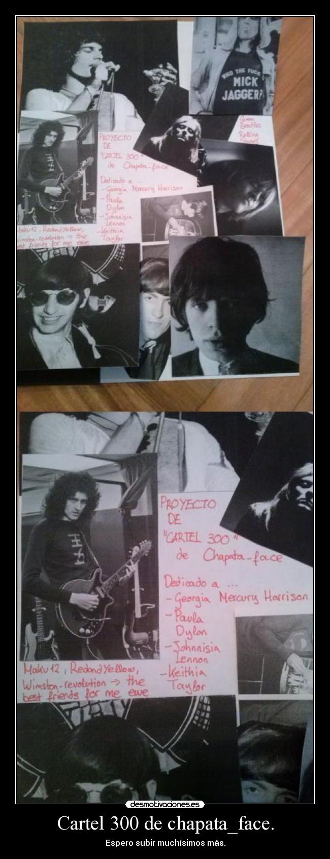 Cartel 300 de chapata_face. -