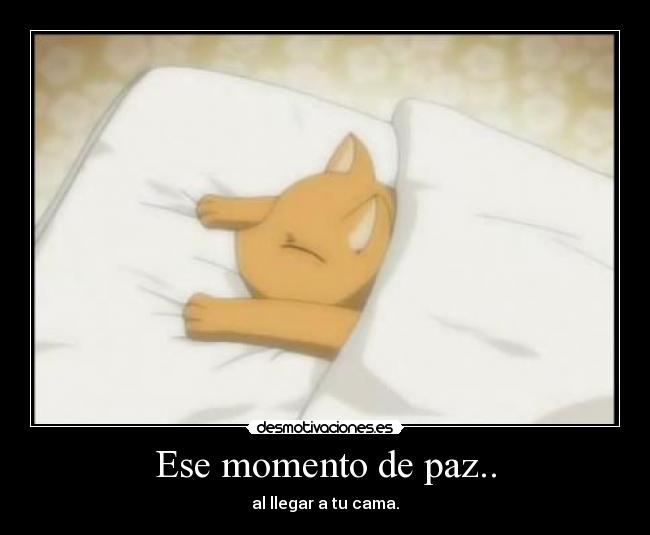 Ese momento de paz.. - 