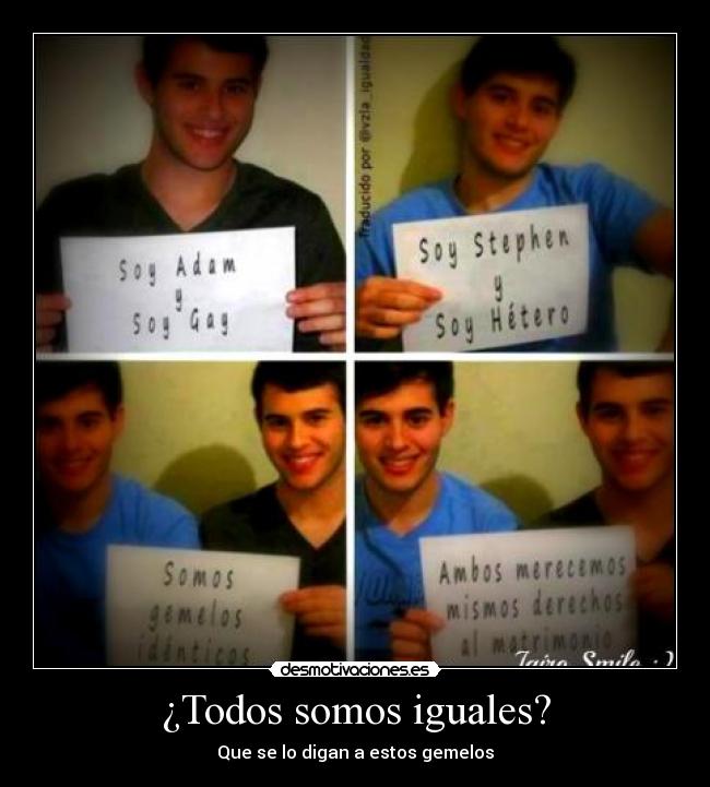 ¿Todos somos iguales? - 