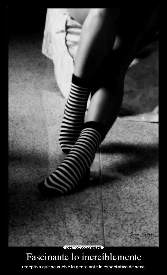 Fascinante lo increíblemente - receptiva que se vuelve la gente ante la espectativa de sexo.