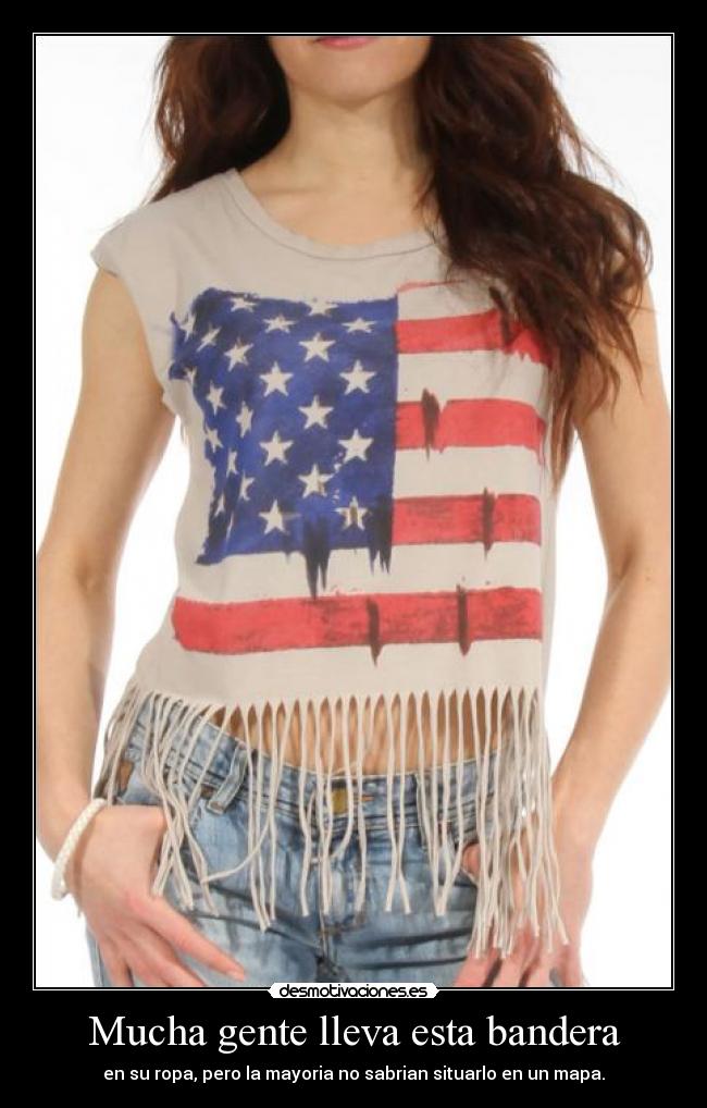 Mucha gente lleva esta bandera -