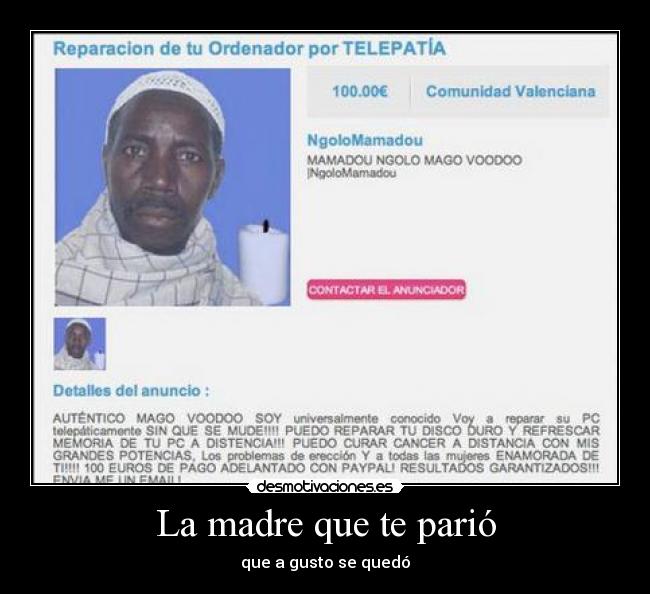 La madre que te parió - 