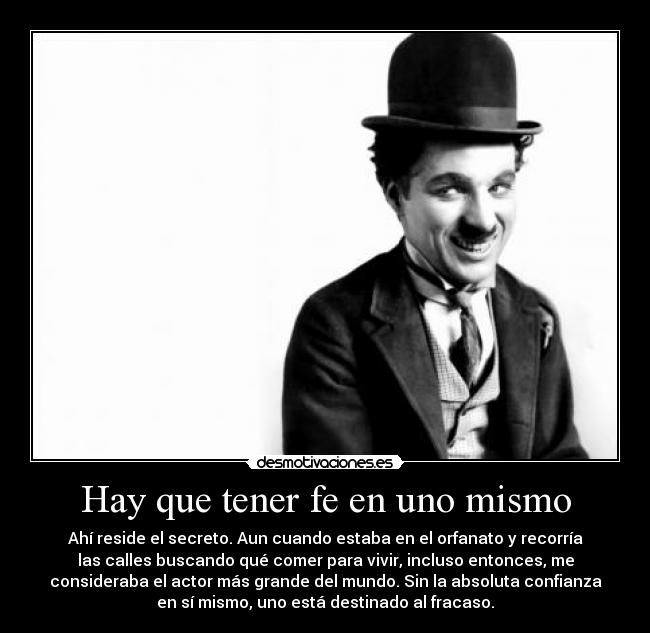 carteles charles chaplin desmotivaciones