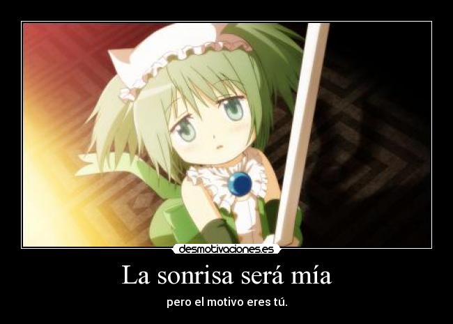 La sonrisa será mía -