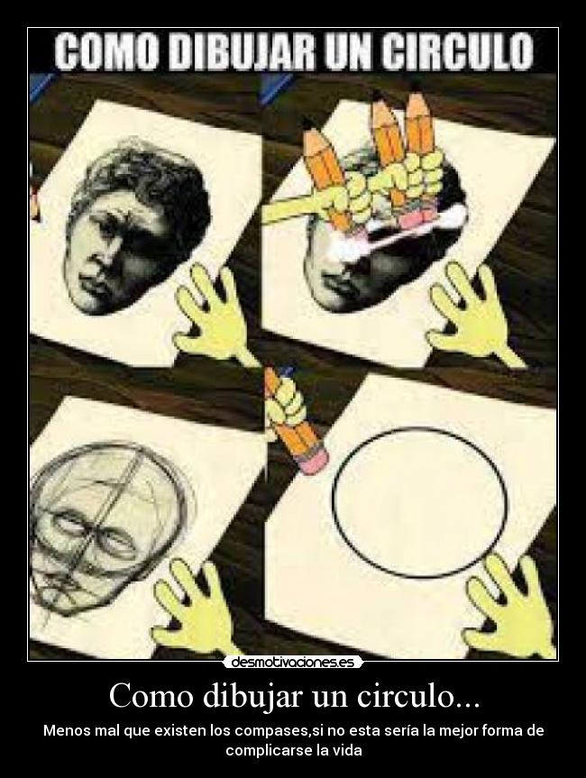 Como dibujar un circulo... -