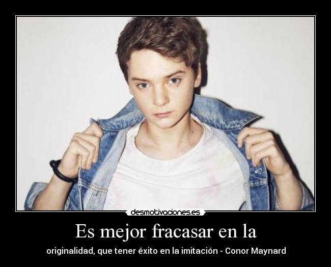 Es mejor fracasar en la -