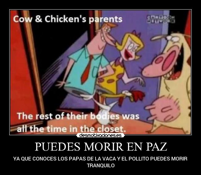 PUEDES MORIR EN PAZ -