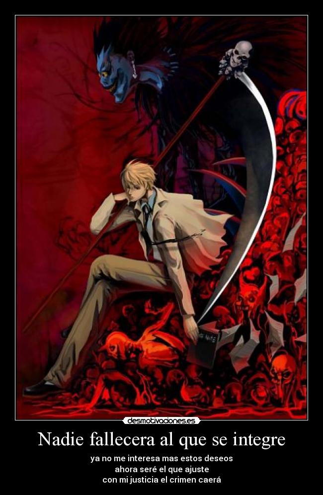 Nadie fallecera al que se integre -