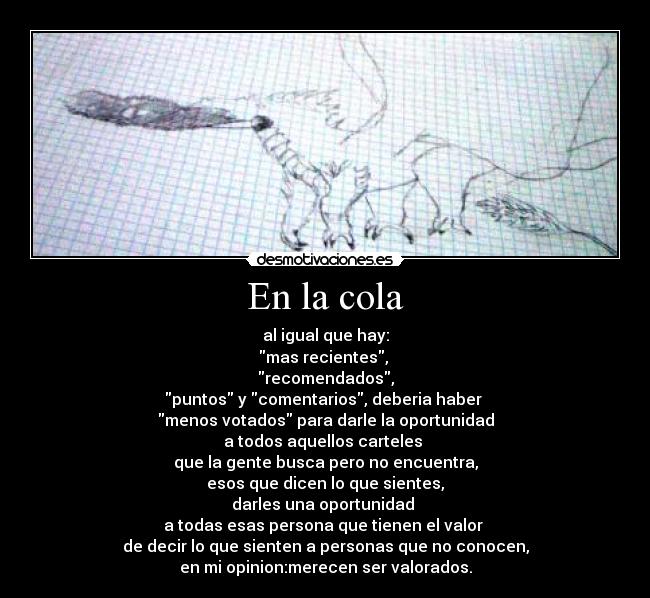 carteles cola desmotivaciones