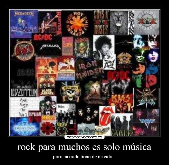 rock para muchos es solo música -