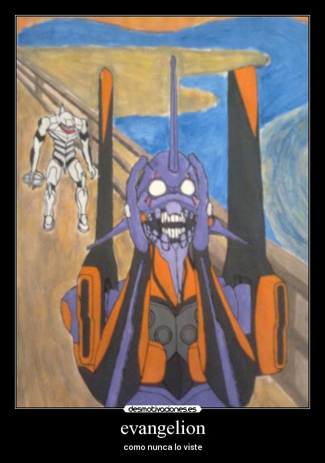 carteles evangelio eva anime desmotivaciones