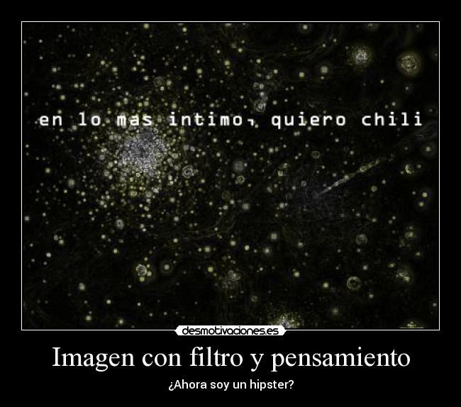 Imagen con filtro y pensamiento - 