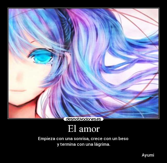 carteles amor anime desmotivaciones