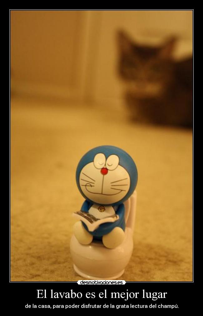 El lavabo es el mejor lugar -
