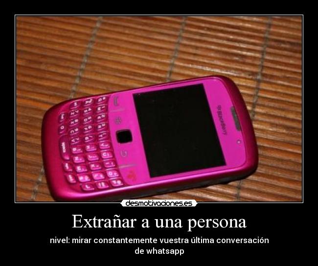 Extrañar a una persona - 