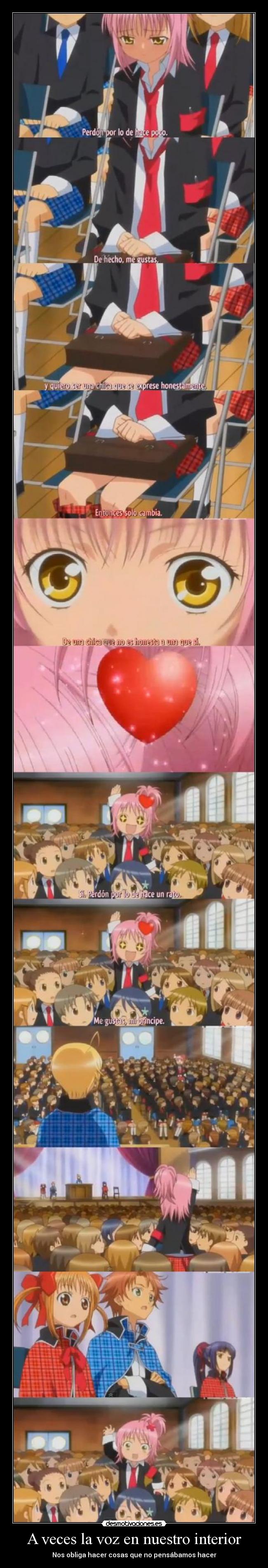 carteles shugo chara anime desmotivaciones