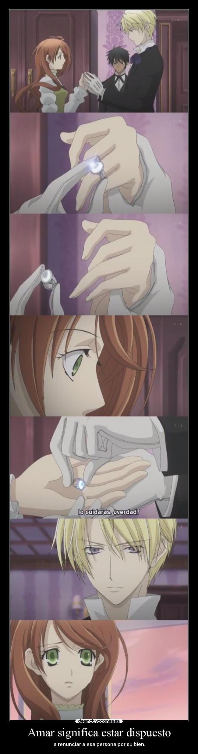 Amar significa estar dispuesto -