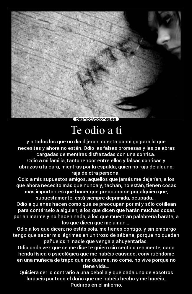 Te odio a ti - 
