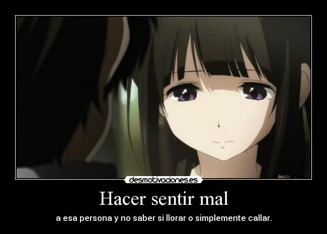 Hacer sentir mal - 