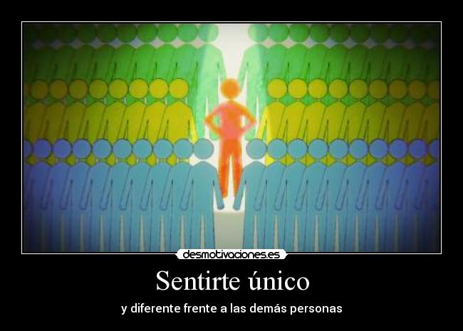 Sentirte único - 