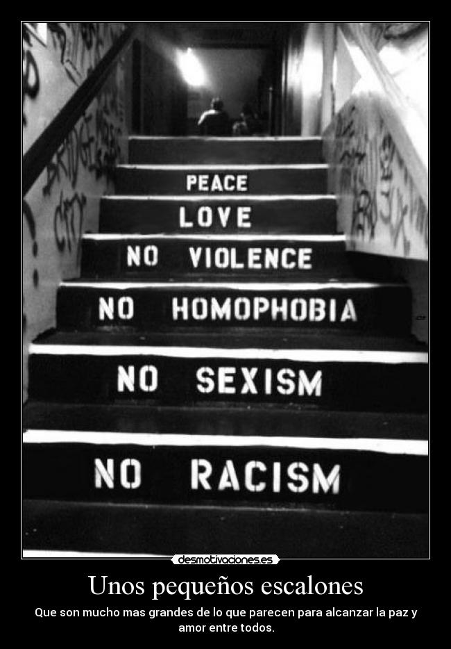 Unos pequeños escalones -